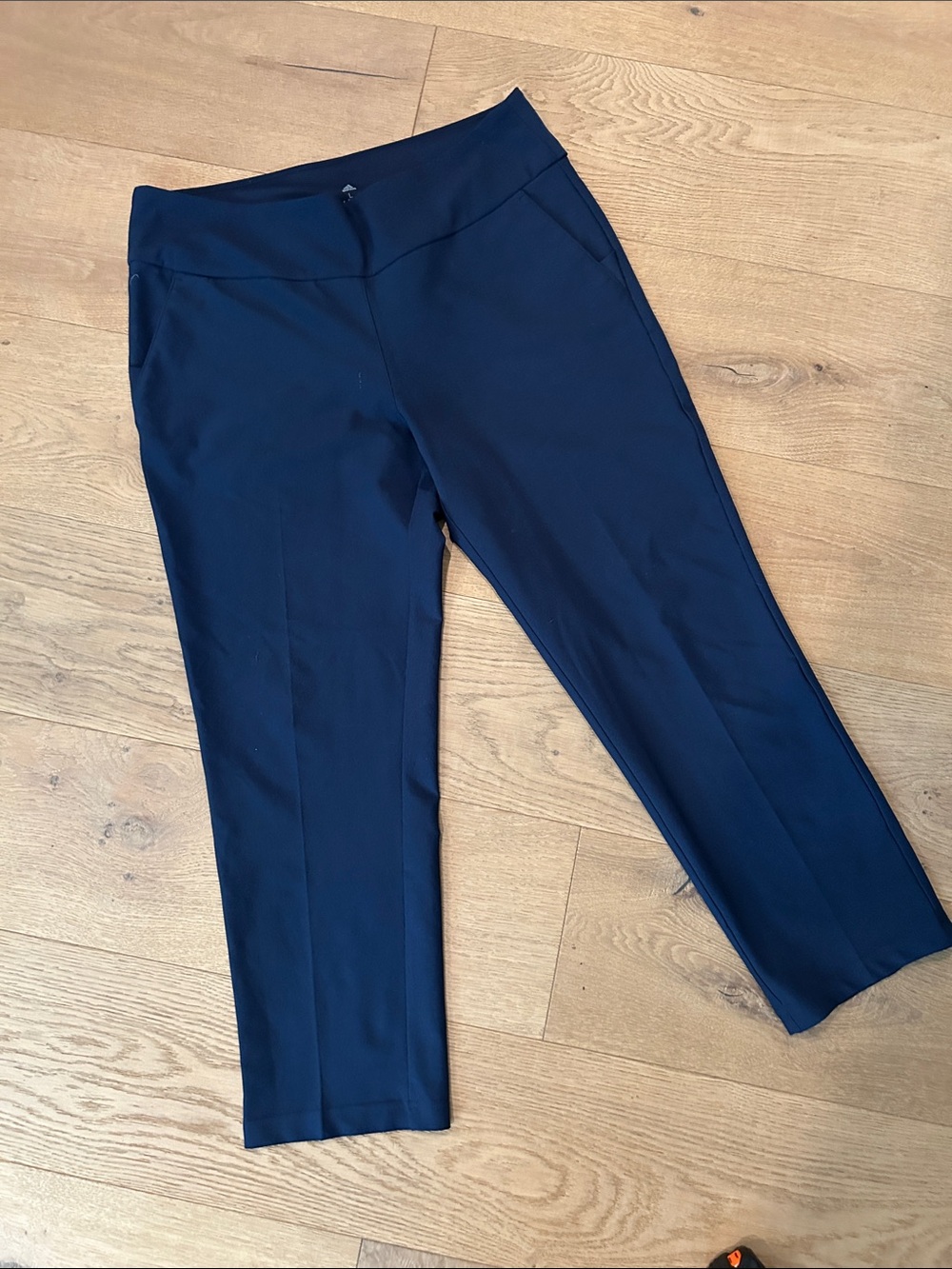 adidas Women’s Dark Navy Cropped Slim Pants